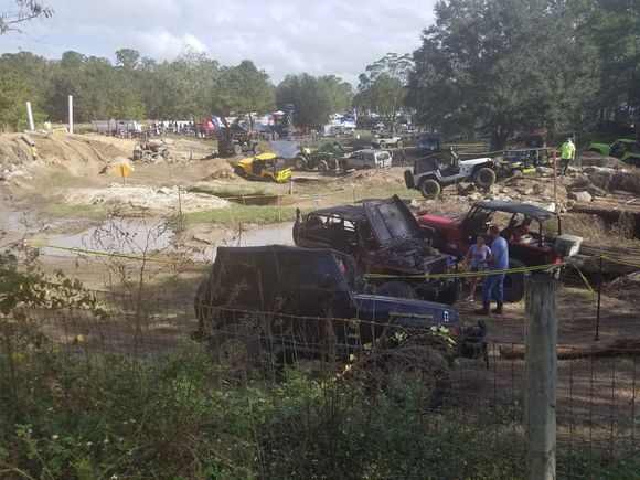 Another view out onto the Extreme and Modified courses.