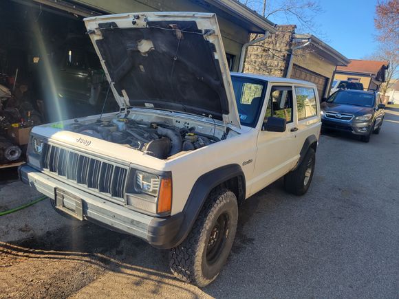 Van Halen led headlights! They look terrible, but theyre bright.