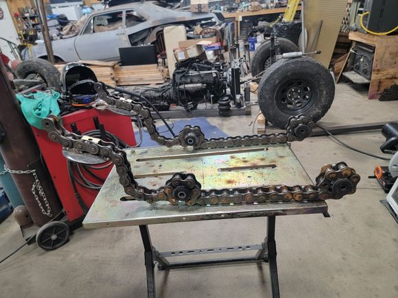 Got them all welded up. Once im ready I will make a connection between where the bag mounts to it and the front bushing 