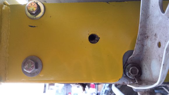 Front mounting bolts