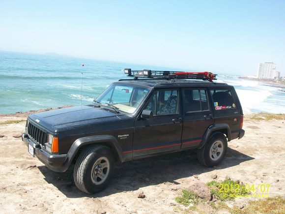 Rosarito Beach, Baja California Mexico, 1996 Jeep XJ Sport 4.0L