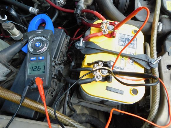 This is with my engine OFF/not running.  Just battery voltage (while connected to vehicle system)