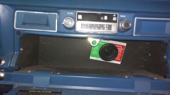 factory differential locker in glove box