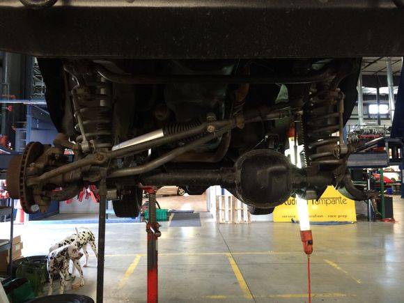 Coming apart for upper control arms and ball joints.