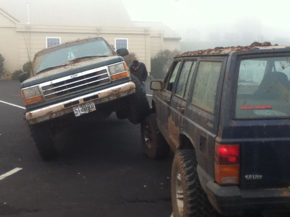 Messin around with buddies