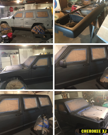 Flat Black Paint Job