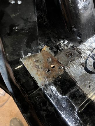 Found some rust under this seam. Not sure how I missed this initially but I started tackling it. Some spots were pretty weak so I made a patch. 