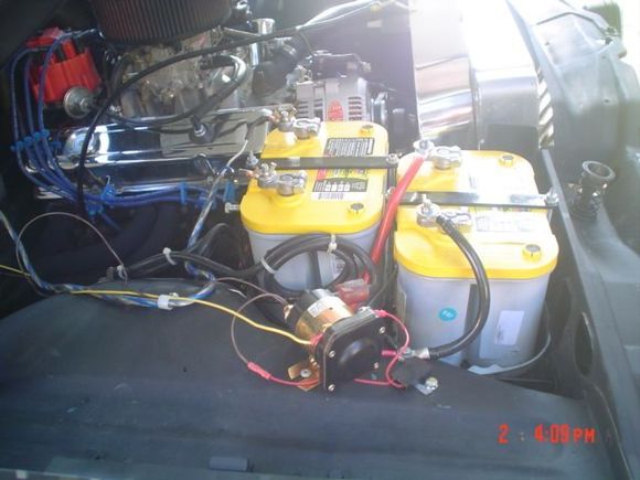 Rebuilt Chevy SB 350, from a 1980 Chevy 3500. Too much going on under there to list.