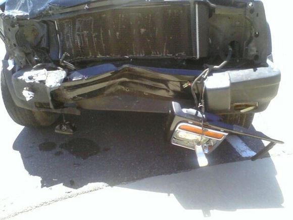should have seen the other car