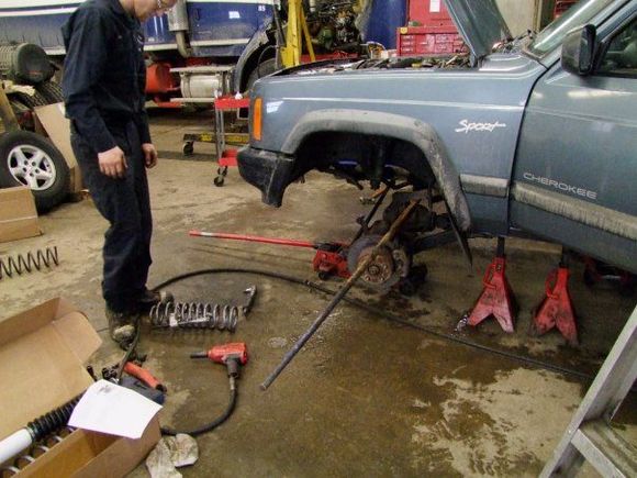 installing 3 inch lift
