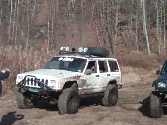 playin on the trails.