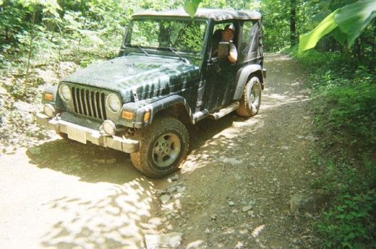 Our stock Jeep on da Trail