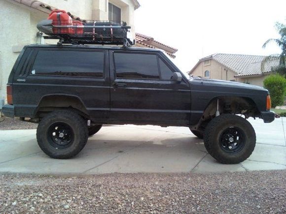 after my 4.5" lift instal with 30.5" tires
