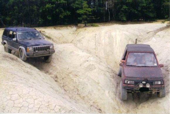 some washouts, one nasty geo!