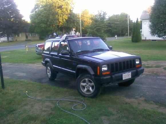 after putting the front end on and washin it