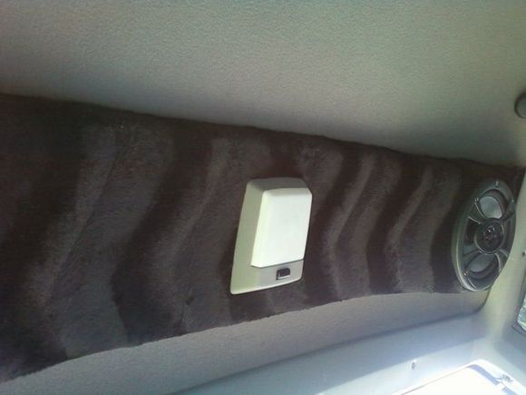 Custom Speaker box covered with black felt
