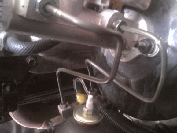 custom made and bent brake lines.