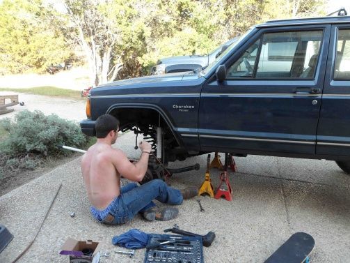 Workin on jeep