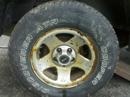 Rear wheels hadn't been of in ~10 years I'm guessing.