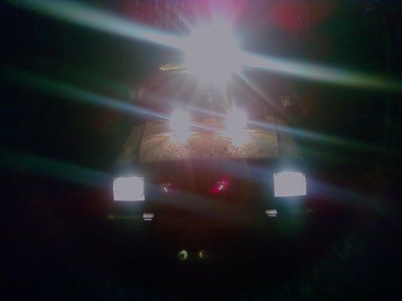 all the lights on