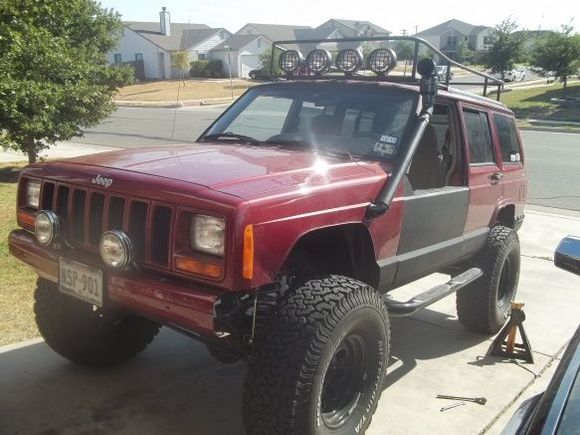 nerf bars and roof rack