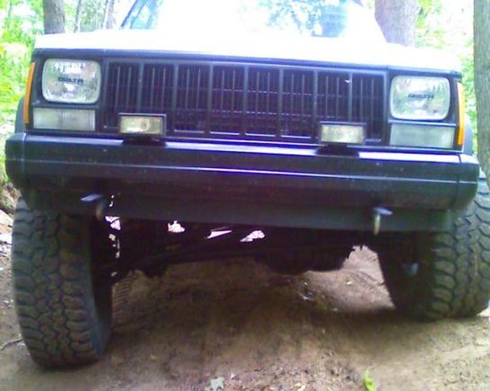 front view with QD off
