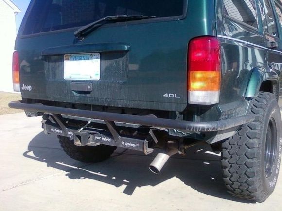 Found this rear bumper on craigslist, worked out great for me as I didn't have a factory hitch.  Plus it was only $80.