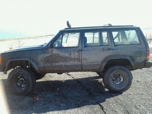 jeep after my  4.5 rough country lift