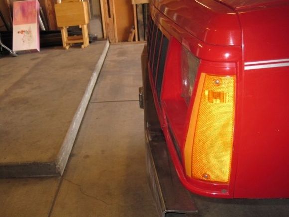 Tucks up close to grille