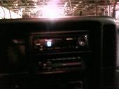 got a new cd player and painted some stuff black  looks alot better.