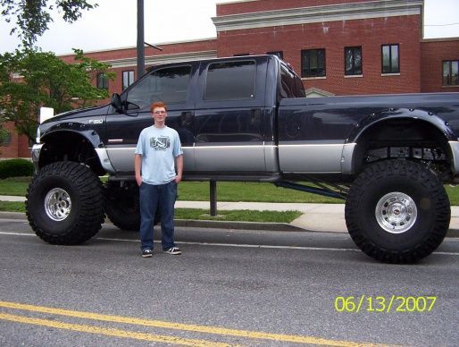 A friends Ford F350 (my friend is 6"4)