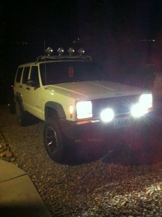 Aux Lights On But Roof Lights Not Yet Wired