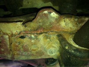 Cracked underneath as well damn xjs