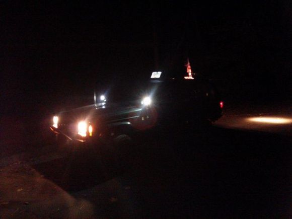 Lights at night