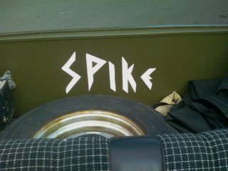 had a buddie paint it. lol he put my name inside the back gate... nice