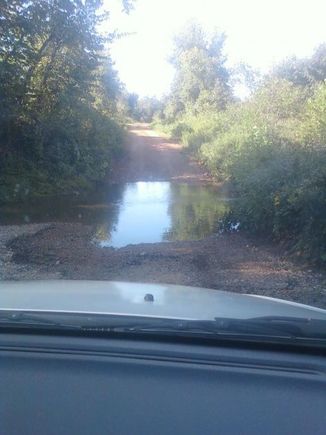 This is a road in missouri my dad had to drive thru it has we were working hahaha