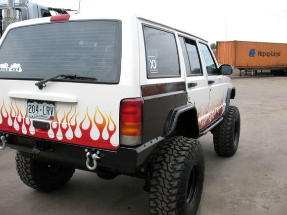 and a back bumper