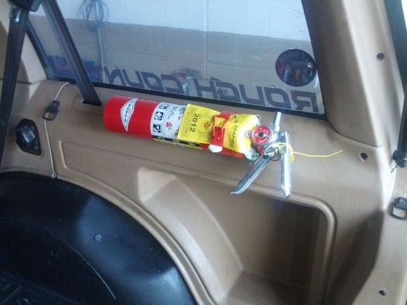 fore extinguisher mount