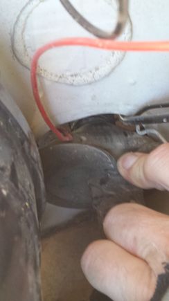 Better view of leading wires through firewall