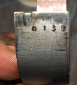 Writings on the origional bearings, Do they have any significance when buying replacements?