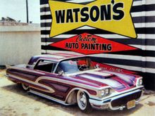 Larry Watson had the knack to hide paint mismatch and stone chips , door dents