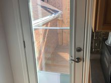 I was concerned the door handle and deadbolt were gonna be in the way, they weren’t 