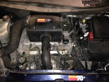 This K&N FIPK kit draws cold air in through the OEM woolly worm.