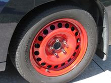 Old picture , different lug nuts, no axle covers.