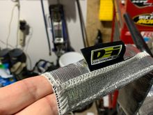 I can wrap it around my index and middle fingers, so you can wrap both lines at once