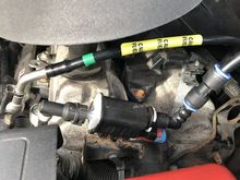 At the connector fitting 