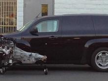 Yes, Cliff stuffed an LS1 V8 into his panel, his Moon Salt Flat wheels are awesome, and also very hard to find these days 