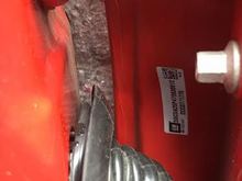 This isn’t seated and can allow water into the cabin