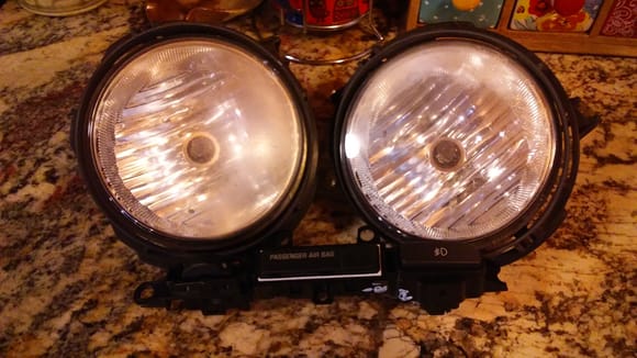 Braved the noon Florida heat and got these fog lights and switch. I think they will polish up like new. Their for my 07 LT