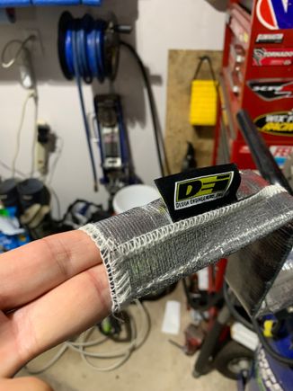 I can wrap it around my index and middle fingers, so you can wrap both lines at once